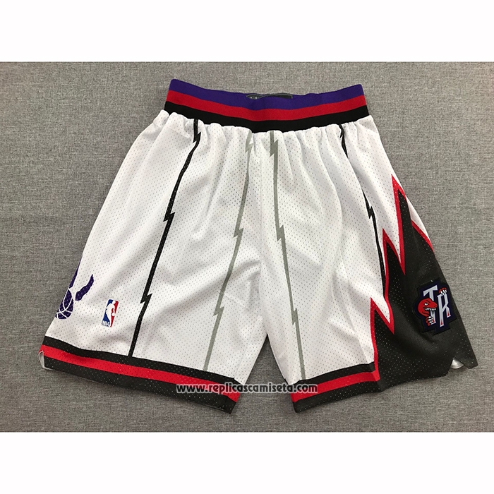 Pantalone Toronto Raptors Mitchell & Ness Blanco